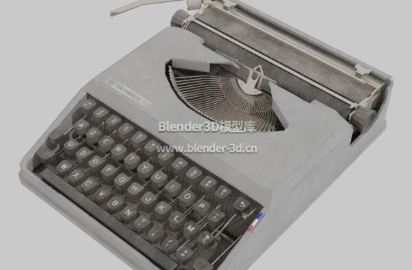 灰色爱马仕Hermes便携式打字机