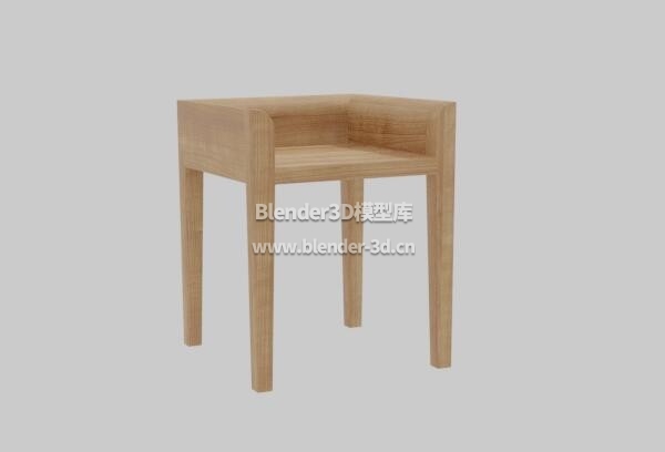 极简木椅子