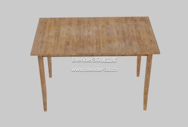 简洁深木色桌子