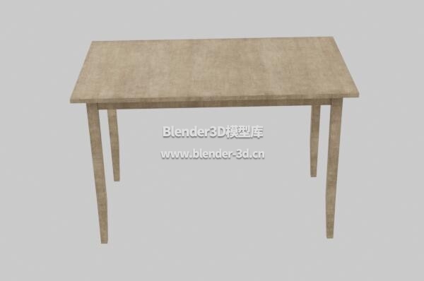 简洁木桌子