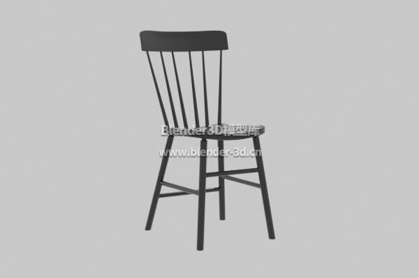 黑色餐椅子