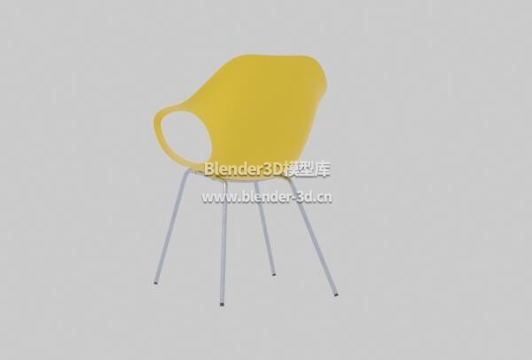 黄色塑料椅子