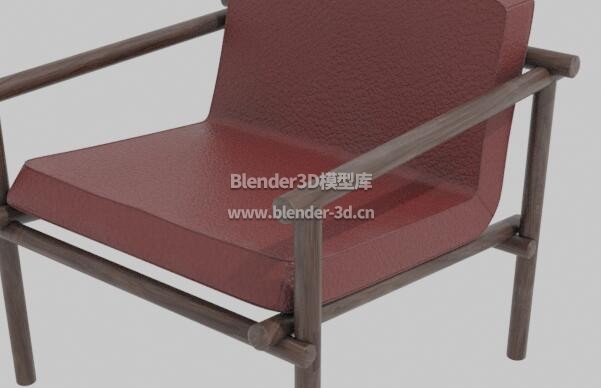 红色垫扶手椅子