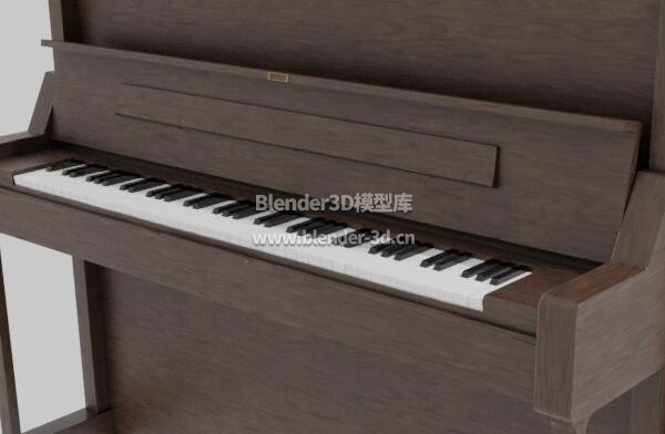 实木色立式钢琴