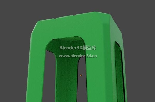 绿色塑料凳子