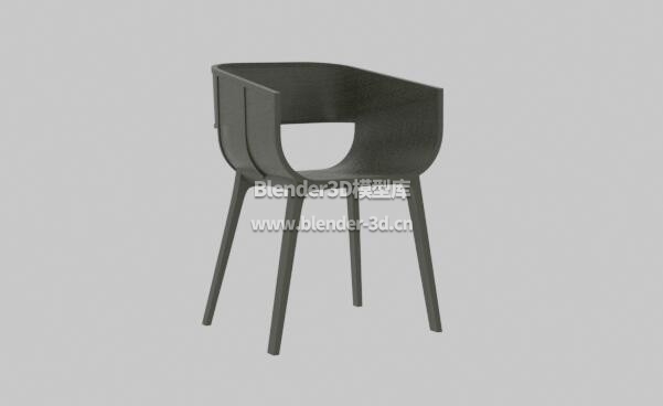 黑色橡木餐椅子