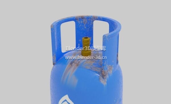 蓝色煤气罐钢瓶