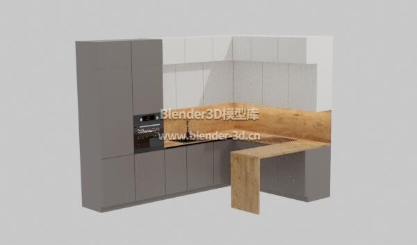 实木厨房橱柜吊柜灶台