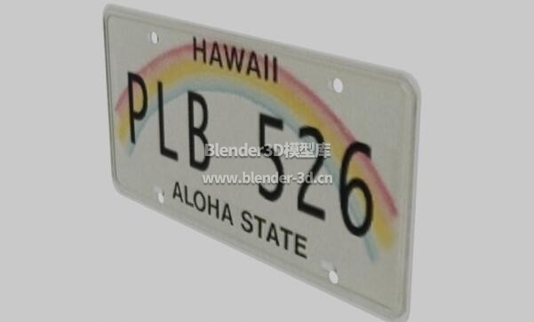 夏威夷州车辆号牌
