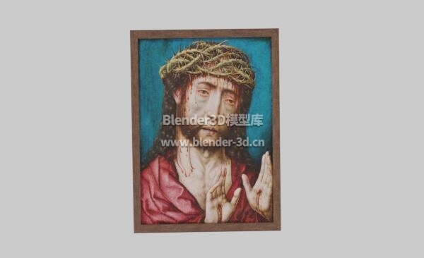 1455《Christ Man of Sorrows》油画画框