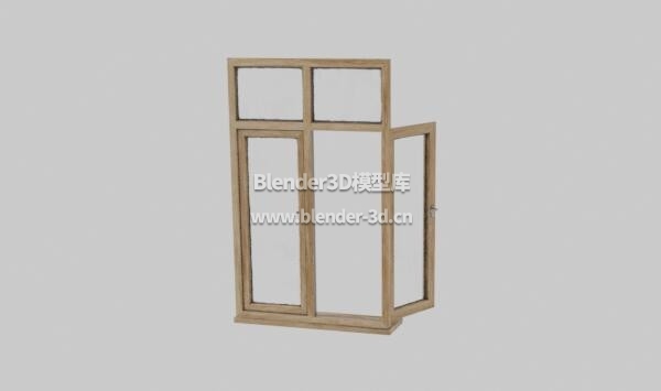 平开木制玻璃窗子窗户