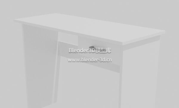 白色简单办公桌子