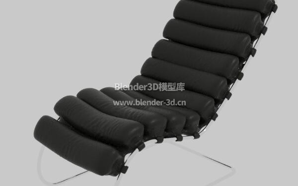 黑色躺椅休闲椅