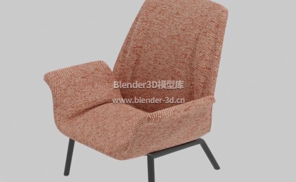 红褐色Ila单人沙发椅子