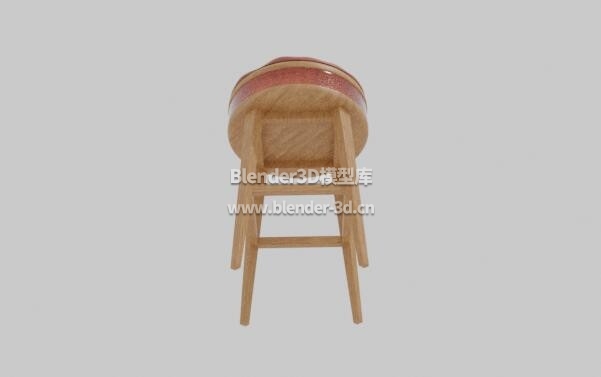 圆木质皮椅子凳子