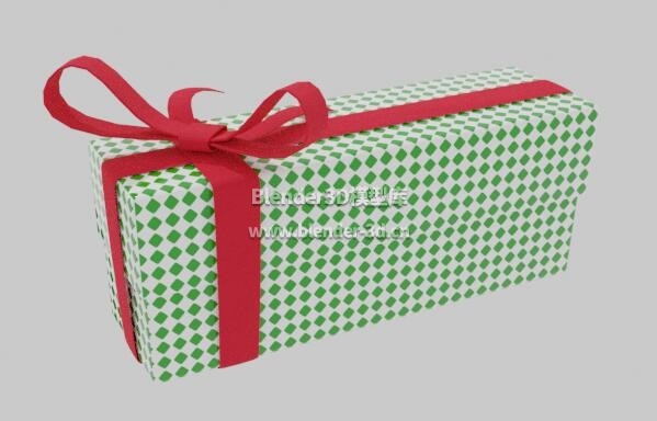 绿色包装纸圣诞节礼物盒子