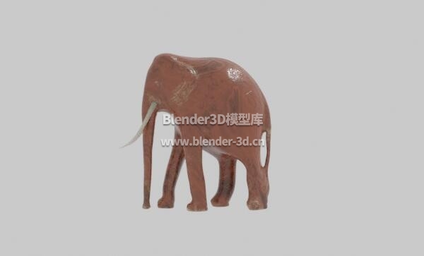 大象木雕摆件装饰品