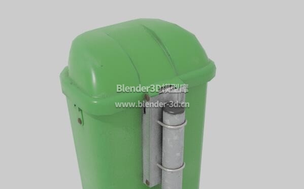 绿色垃圾桶垃圾箱