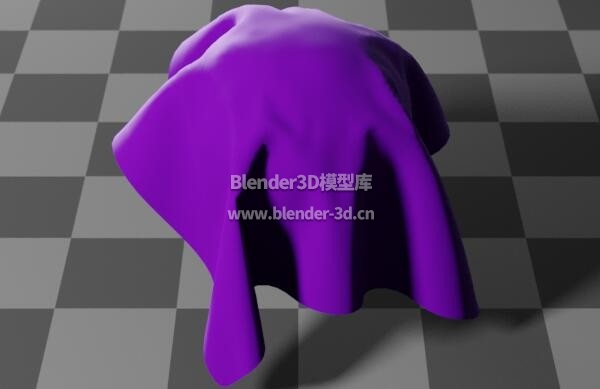 紫色天鹅绒布料