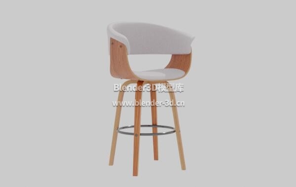 现代木质吧椅椅子