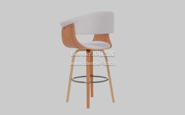 现代木质吧椅椅子