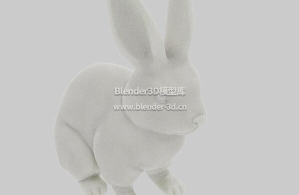 白色陶瓷兔子