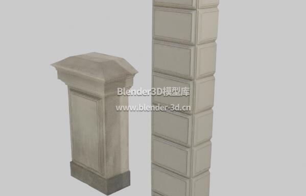 方形水泥支柱柱子