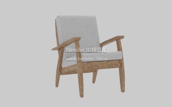 布艺木椅子
