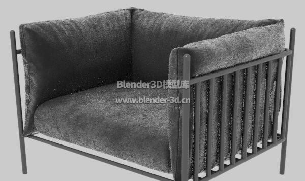 灰色MEDULUM单人沙发椅子