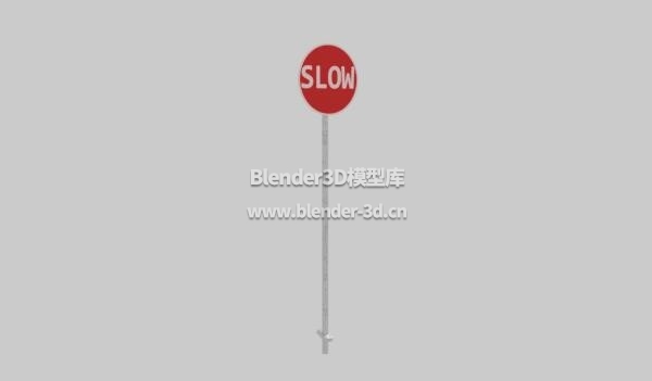 Slow交通标志牌路牌
