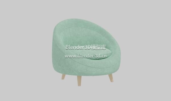 绿色Cozy椅子
