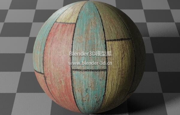 彩色木板木地板
