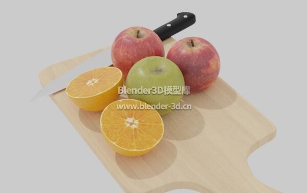 砧板柑橘苹果水果