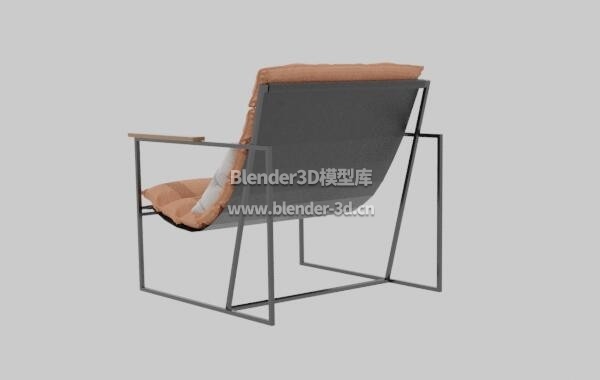 棕色Luxury椅子单人沙发