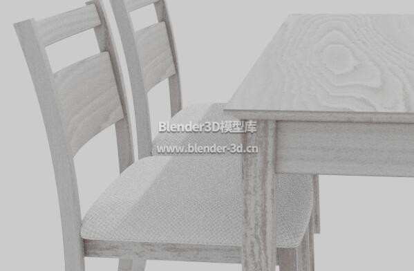 白色实木桌椅桌子椅子