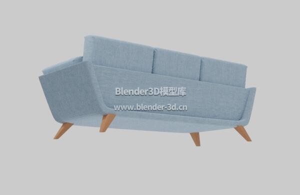 淡蓝色沙发