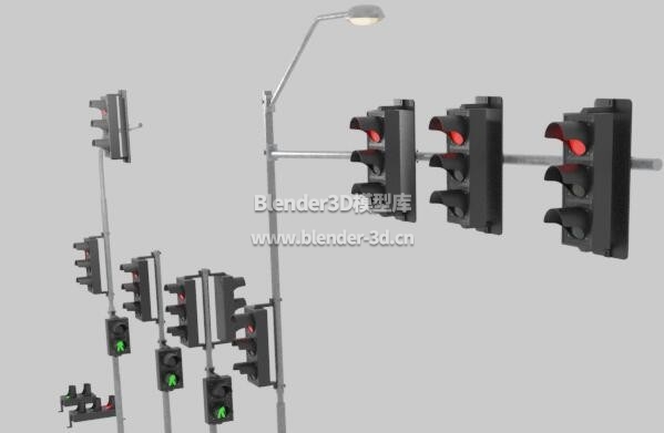 各种红绿灯交通信号灯