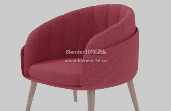 红色椅子单人沙发