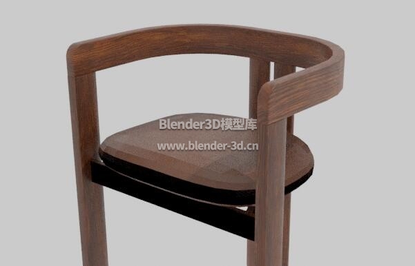 实木深棕色餐椅椅子
