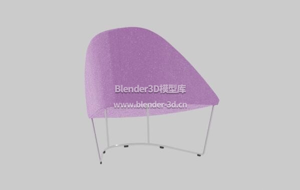 紫色扶手椅子