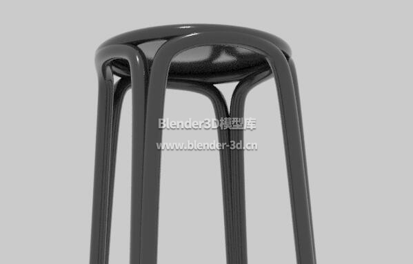 纯黑色凳子椅子