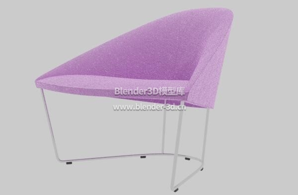 紫色扶手椅子
