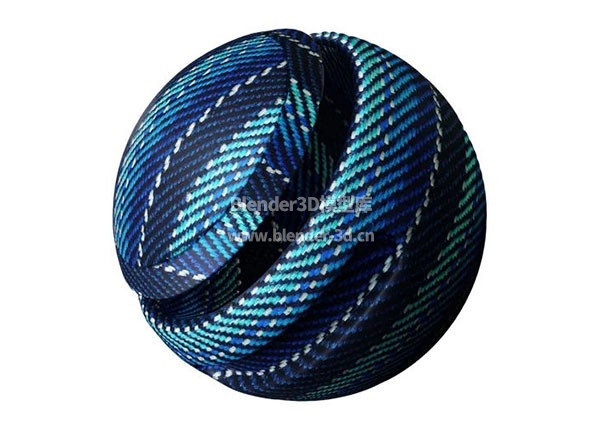 PBR蓝色线条布料面料编织物棉麻布