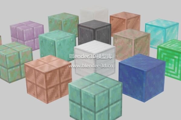 我的世界minecraft金属矿物方块