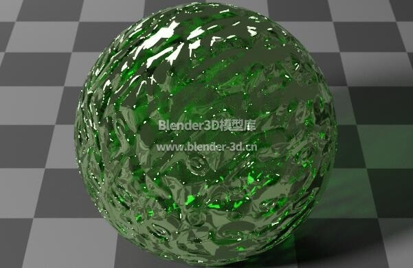 程序性装饰绿色玻璃