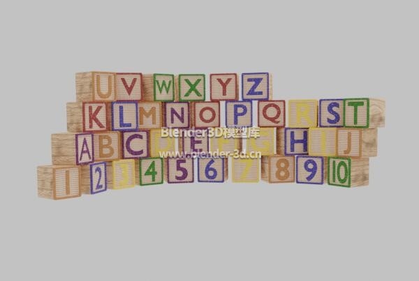 益智方块字积木玩具