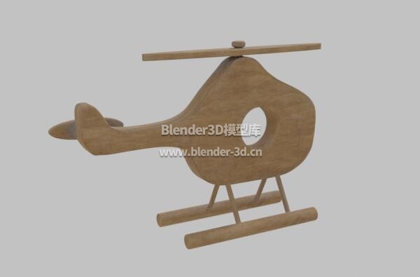 玩具木直升飞机