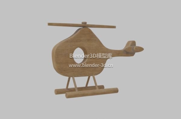 玩具木直升飞机