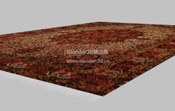 红褐色波斯地毯毛毯子