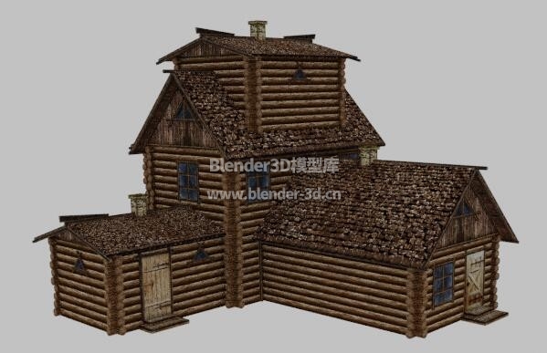 三层复式木质房屋